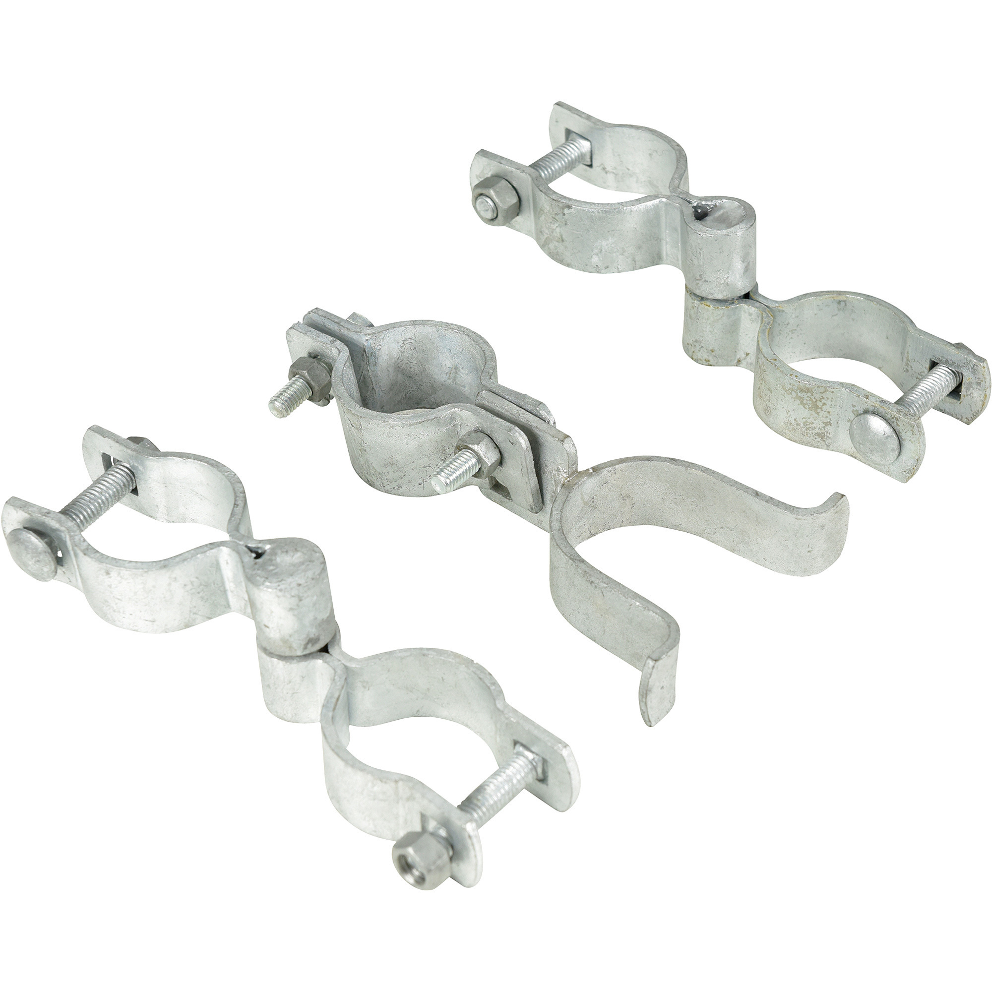 Vestil Dock Safety Railing Connector Kit - 4-Pc. Set, Steel, Safety Yellow, Model# VDKR-CON